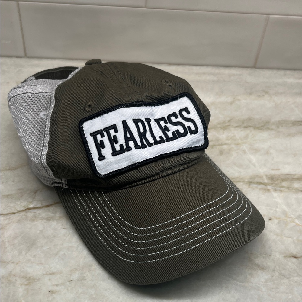 Fearless Patch Olive Green Cap